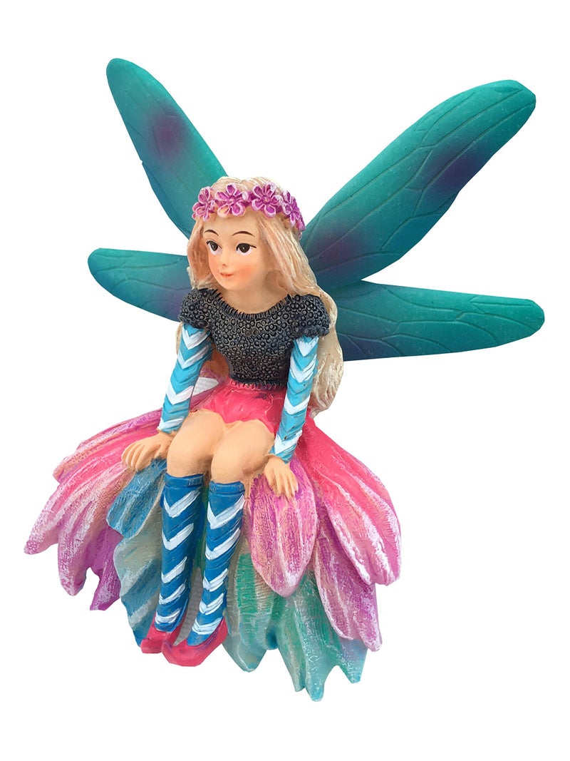 GlitZGlam Katrina The Garden Fairy - a Miniature Fairy Statue for Your Fairy Garden and Miniature Figurines - Image 5